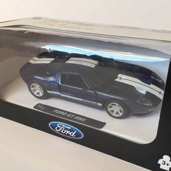 New-Ray 2005 Ford GT Die-Cast Replica Car / City Cruiser Collection / 5'' /Blue - Picture 2 of 4